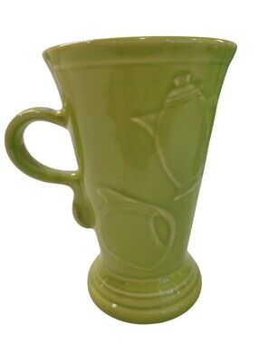 FiestaWare Chartreuse Pedestal Mug – Retired 18 oz Coffee / Latte Mug